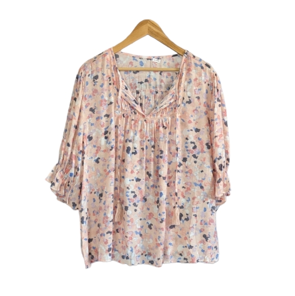 ZAC & RACHEL Flowy Boho Lightweight Shirt Blouse - Picture 1 of 11